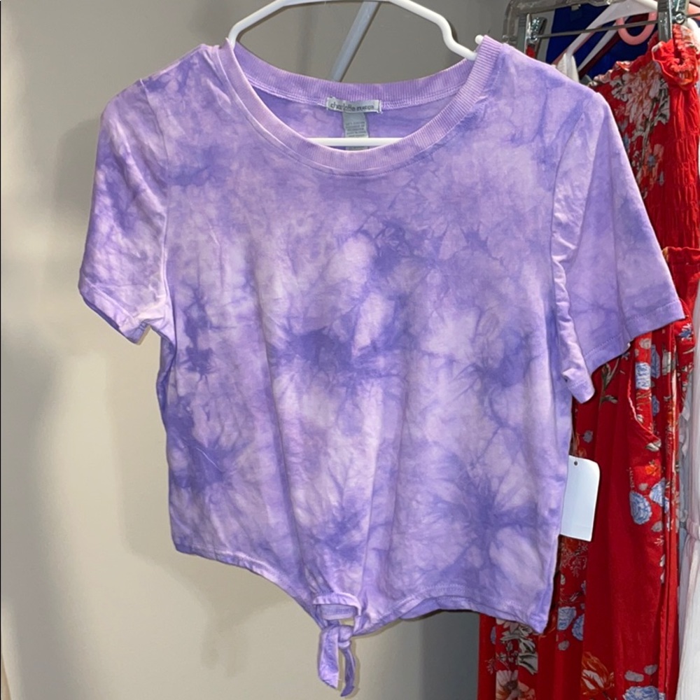 Cropped Tie Dye Tshirt